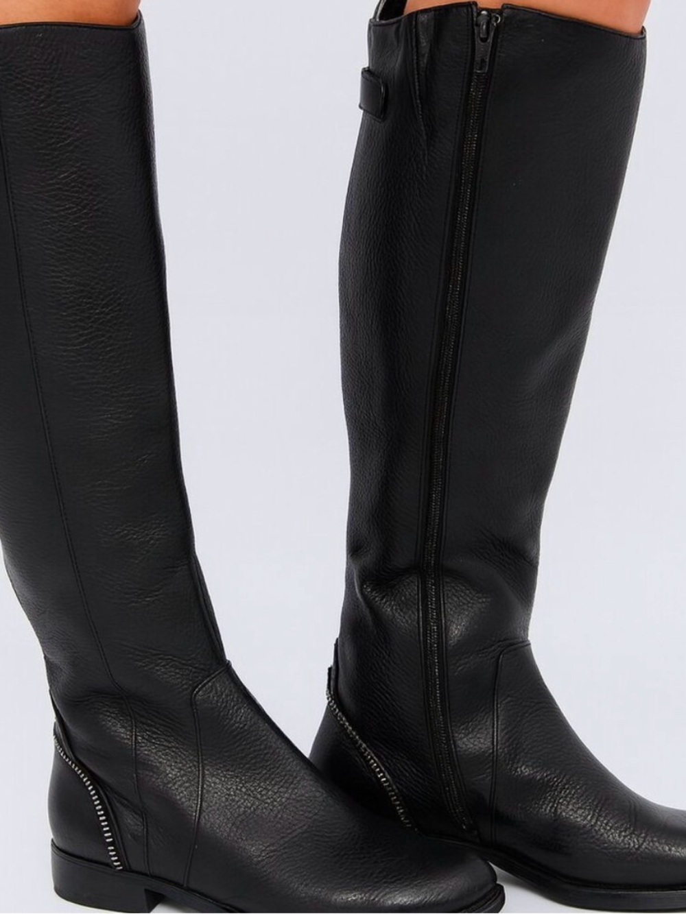 Arturo Chiang  Knee-High Riding Boots with back Zip